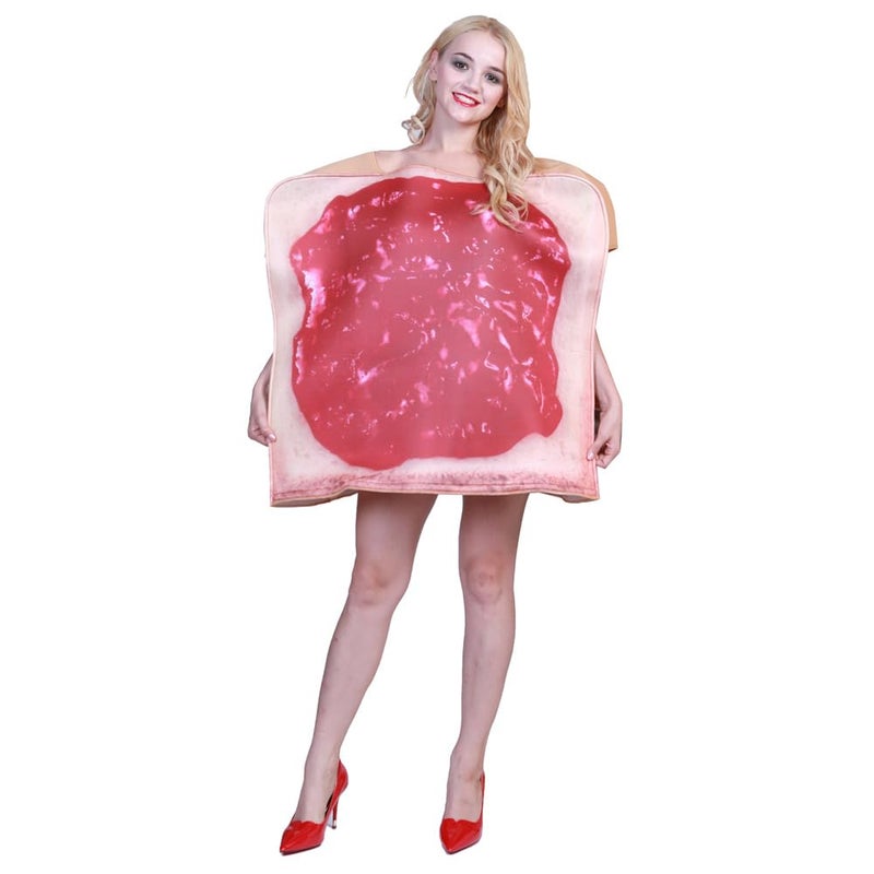 EraSpooky Couples Peanut Butter and Jelly Costume Halloween Party Funny Food Fancy Dress - Image 3